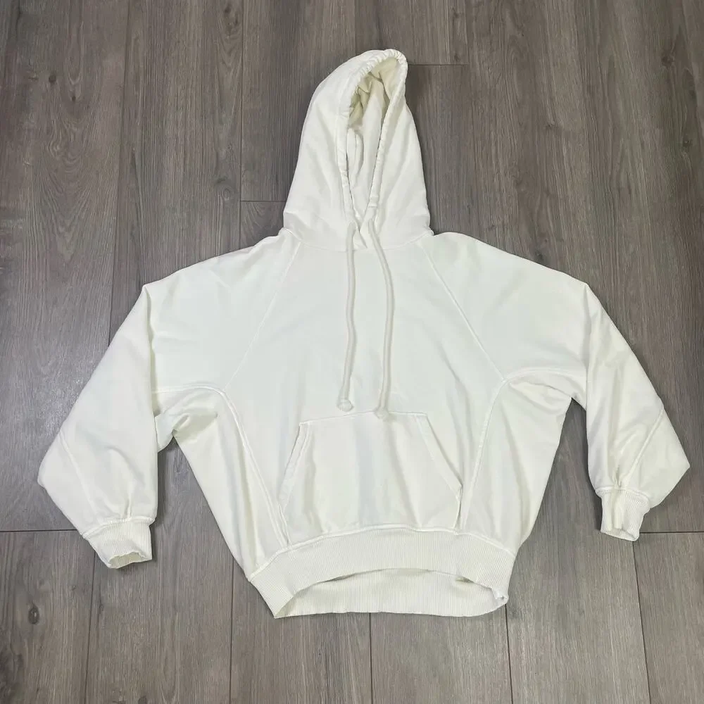 Madewell Relaxed Raglan Sleeve 365 Terry Ootoya Hoodie Sweatshirt US Women's XS - Picture 2 of 6